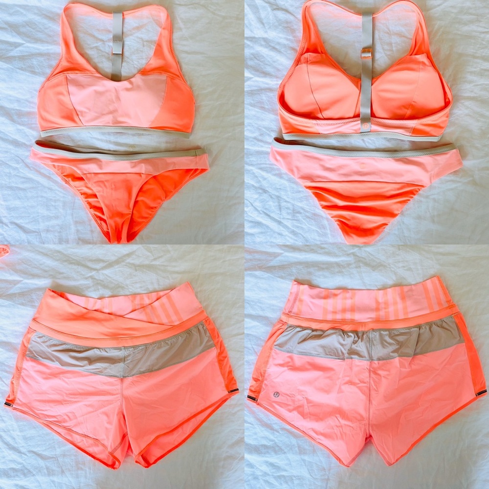Lululemon Swim Set and Shorts Size 6 - Like New